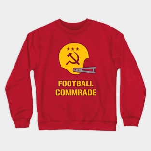 Football Commrade Helmet - Burgundy Crewneck Sweatshirt